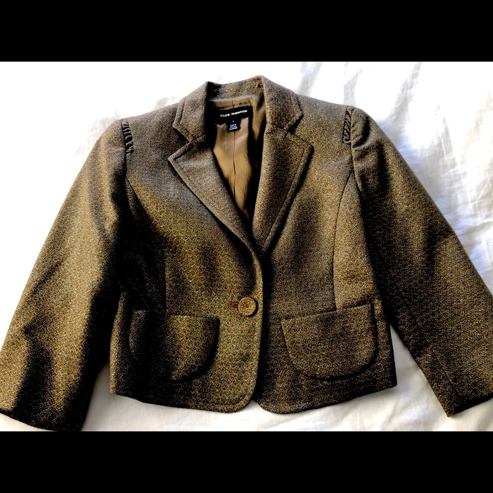 Club Monaco cropped jacket